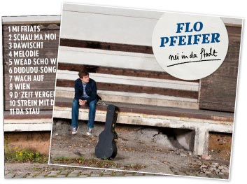 CD Cover 'Nei in da Stodt' von Flo Pfeifer
